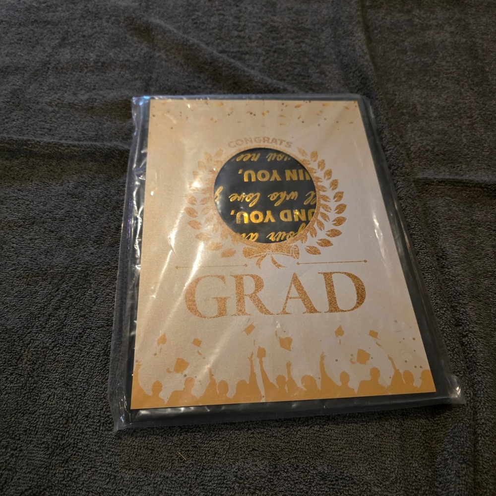 Graduation Guest Book 2026 Photo Folder Black Gold Tassel Pen Set - Picture 6 of 6